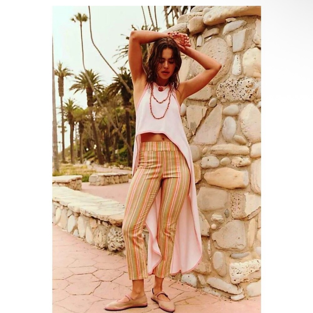 NWT Free People Beach Palma Top pink/rose - Picture 1 of 3